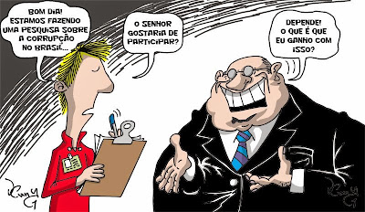 Resultado de imagem para o corrupto vaidoso charge