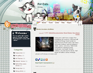 Pet Date Blogger Template