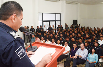 Gobierno de Solidaridad sensibiliza la labor policíaca