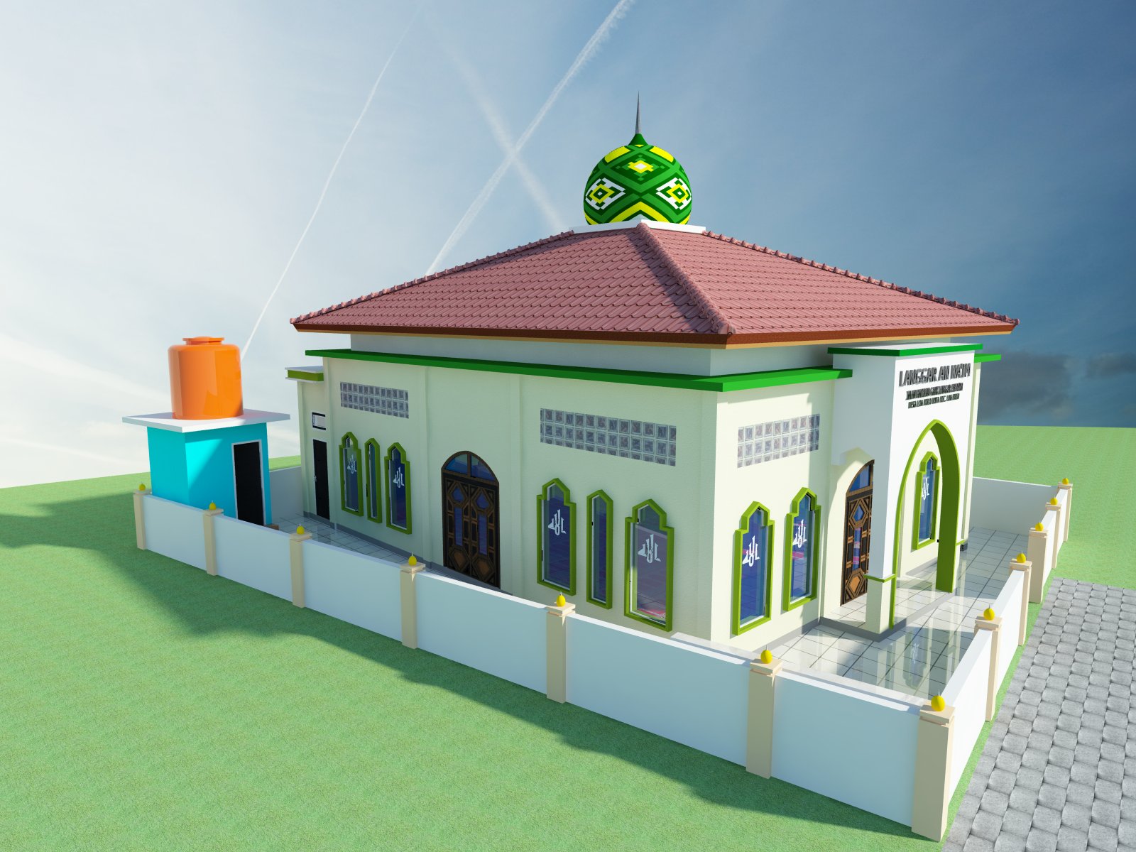 AUTO CAD MUSHOLLAH MINIMALIS (DWG FILE) | SAKAREPPE DEWE