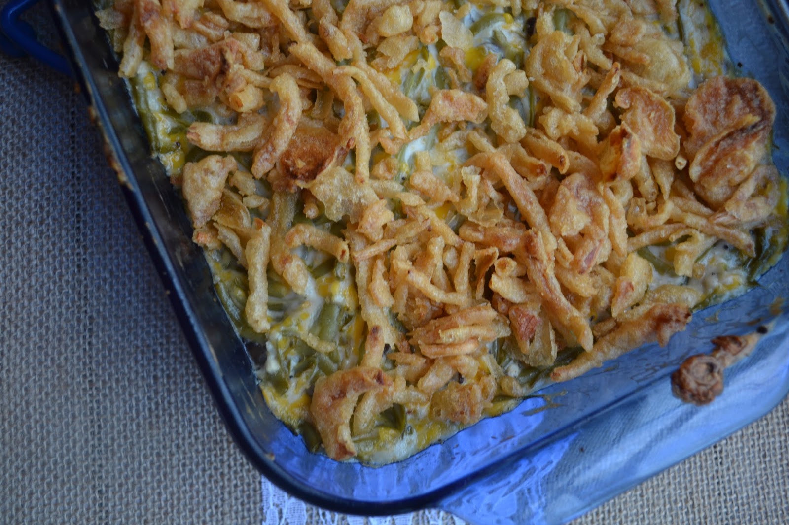 Easterweek Cheesy Garlic Green Bean Casserole