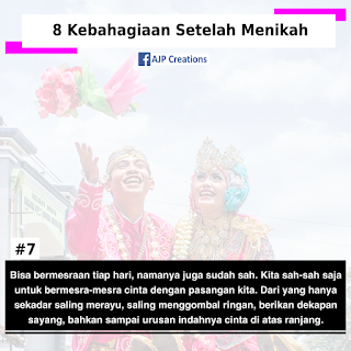 8 Kebahagiaan Setelah Menikah 8 Kebahagiaan Setelah Menikah