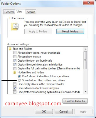 Cara Menampilkan dokumen yang di hidden Cara Menampilkan dokumen yang di hidden
