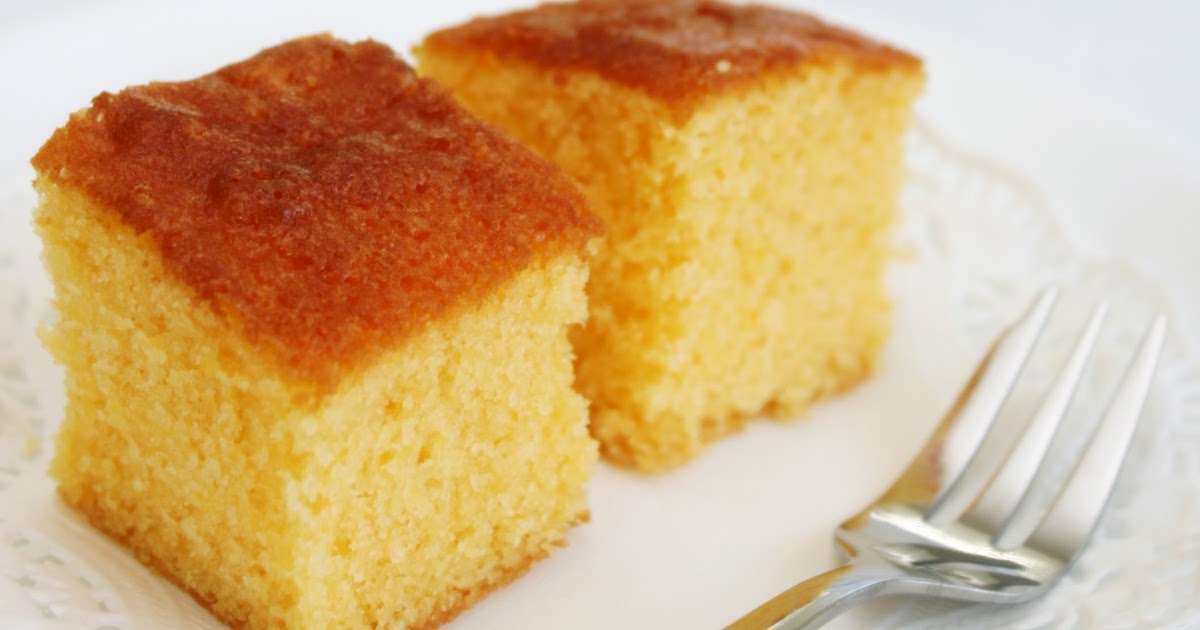 To Food with Love: One-bowl Custard Cake