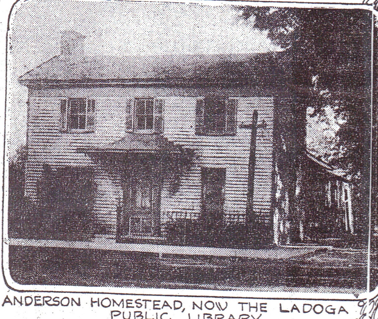 Streets of Ladoga Ladoga Clark Township Public Library and the Ladoga