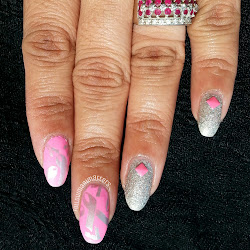 cancer breast awareness nail