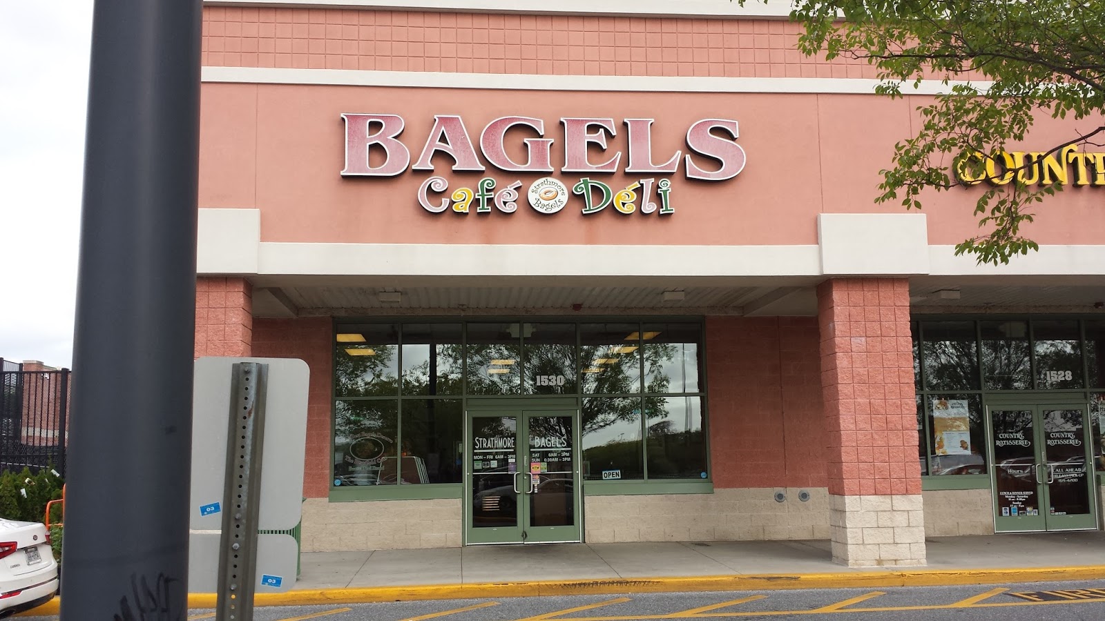 Sunday Bagels With Dad 10/4/15 Strathmore Bagel Cafe, Riverhead