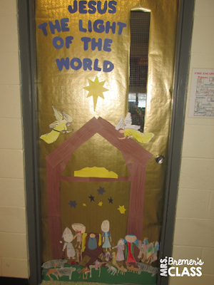 A tour of Christmas classroom door decorations around my school!