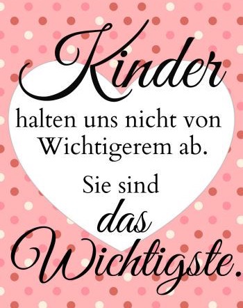 Geniesse Deine Kinder