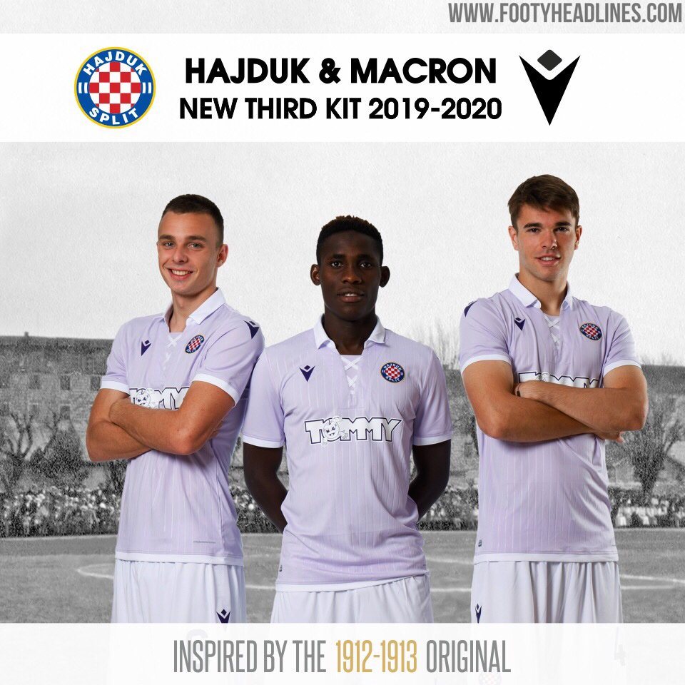 Hajduk Split 19-20 Away & Third Kits Released - Footy Headlines