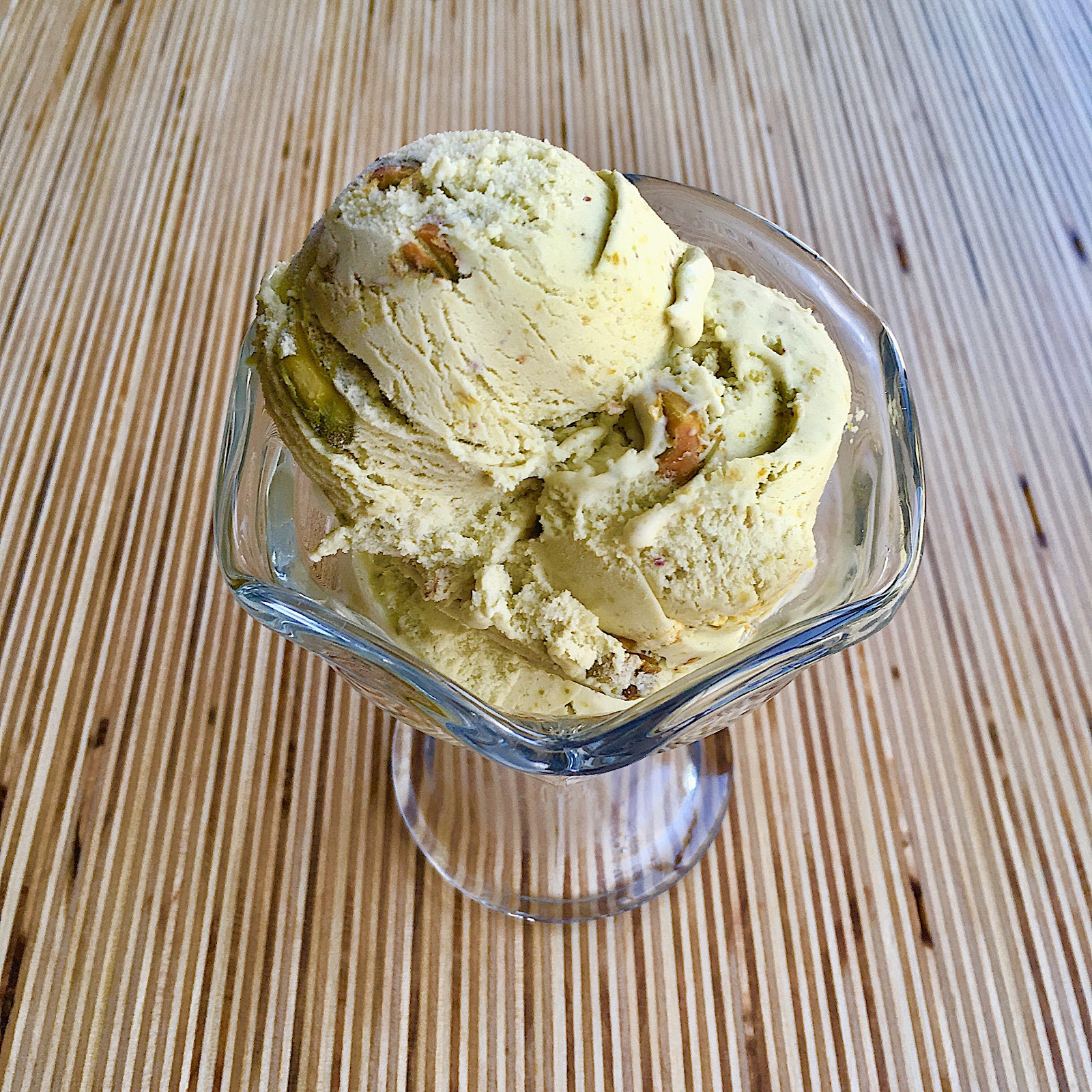 The Chef In Stripes Roasted Pistachio Ice Cream