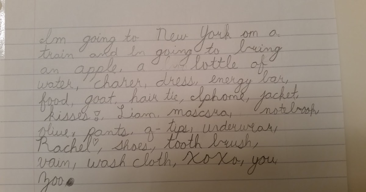 How to write an application letter 7 year old