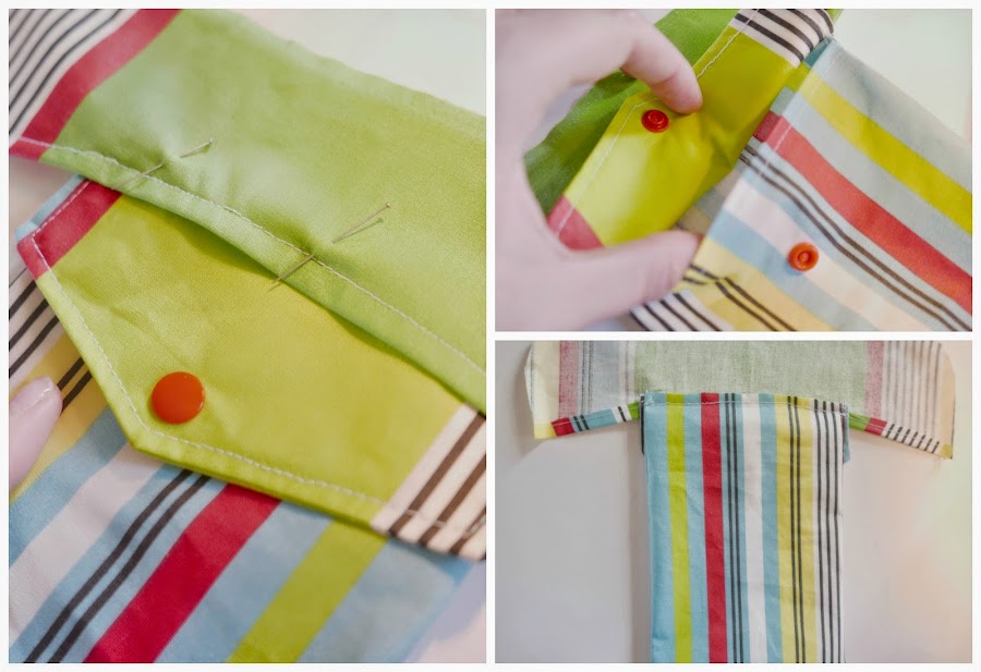 Cosido del bolsillo de la trona