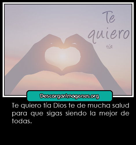 Imágenes de amor para tia con mensajes.