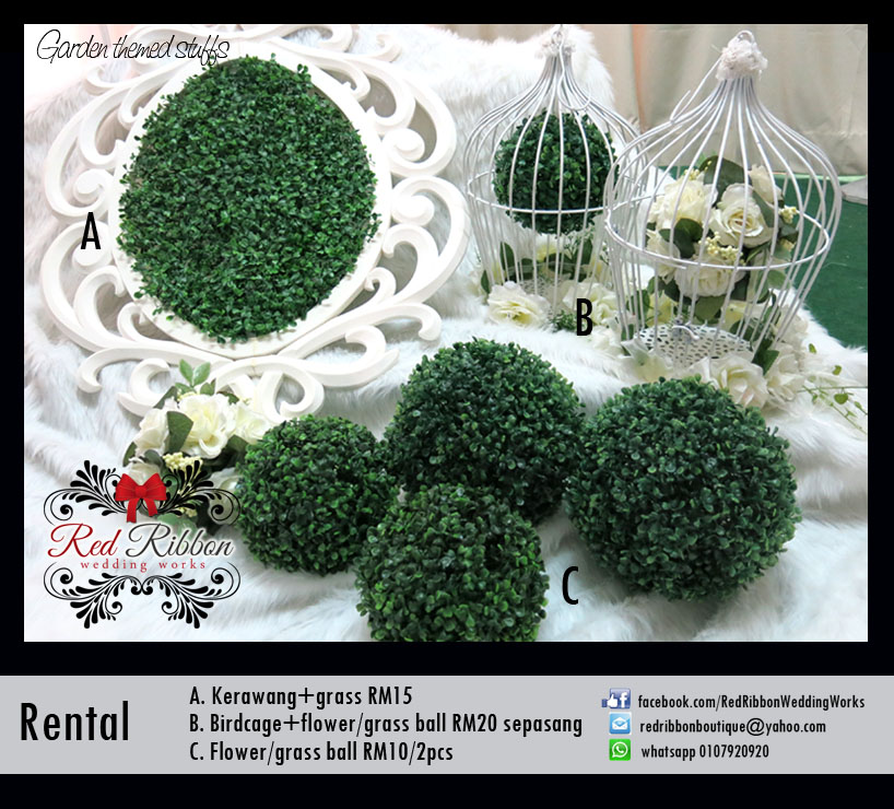 Pelamin Garden Themed? Simple dan bole DIY! ~ #RRWW Your Unique Wedding