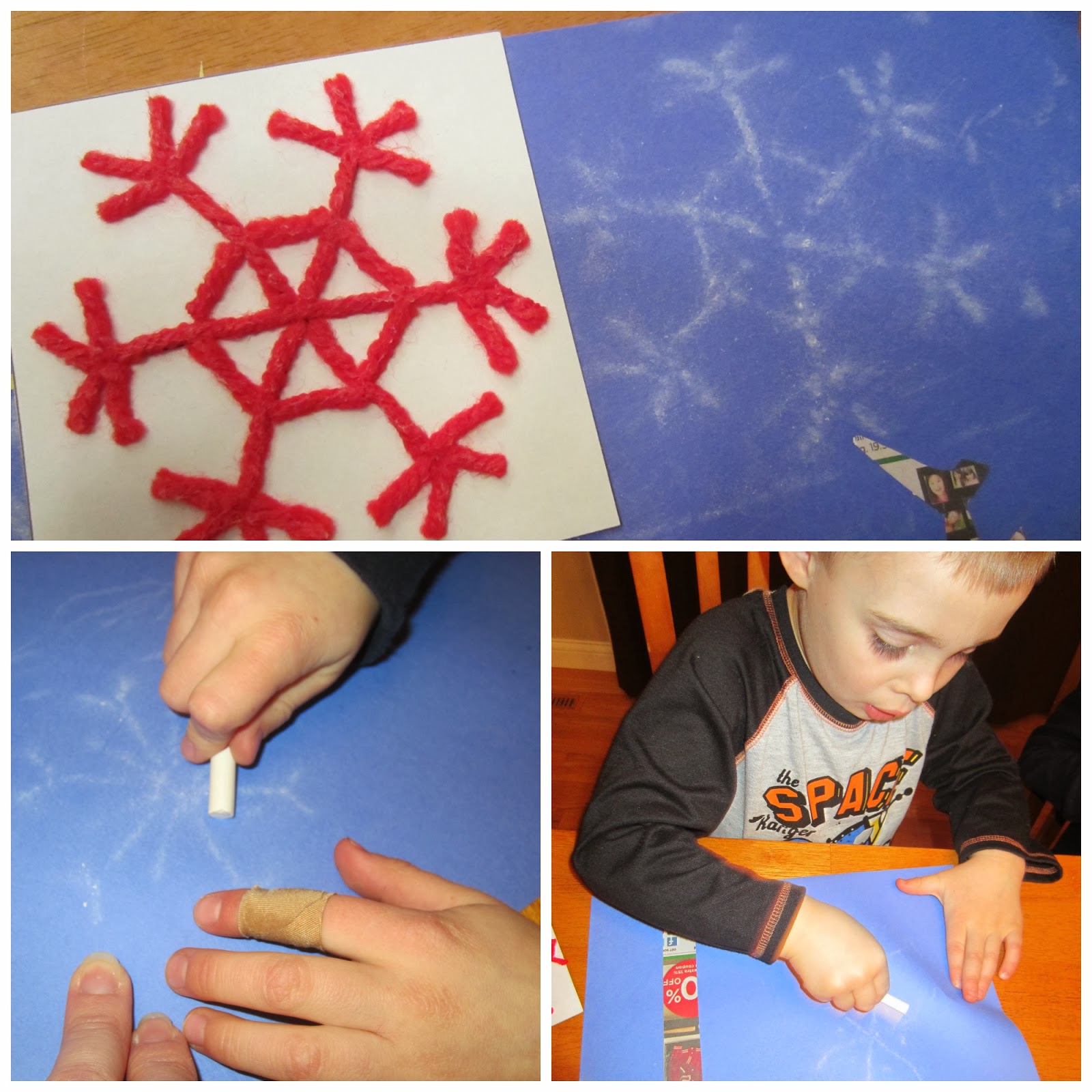 Relentlessly Fun, Deceptively Educational Snowflake Rubbings Art