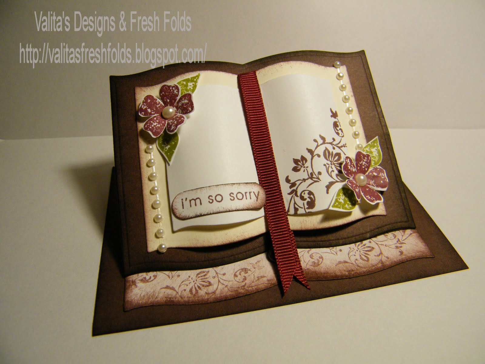 Paula's Space BookEasel Card