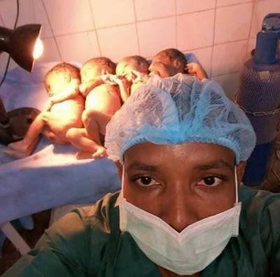 quadruplets delivered village hospital katsina