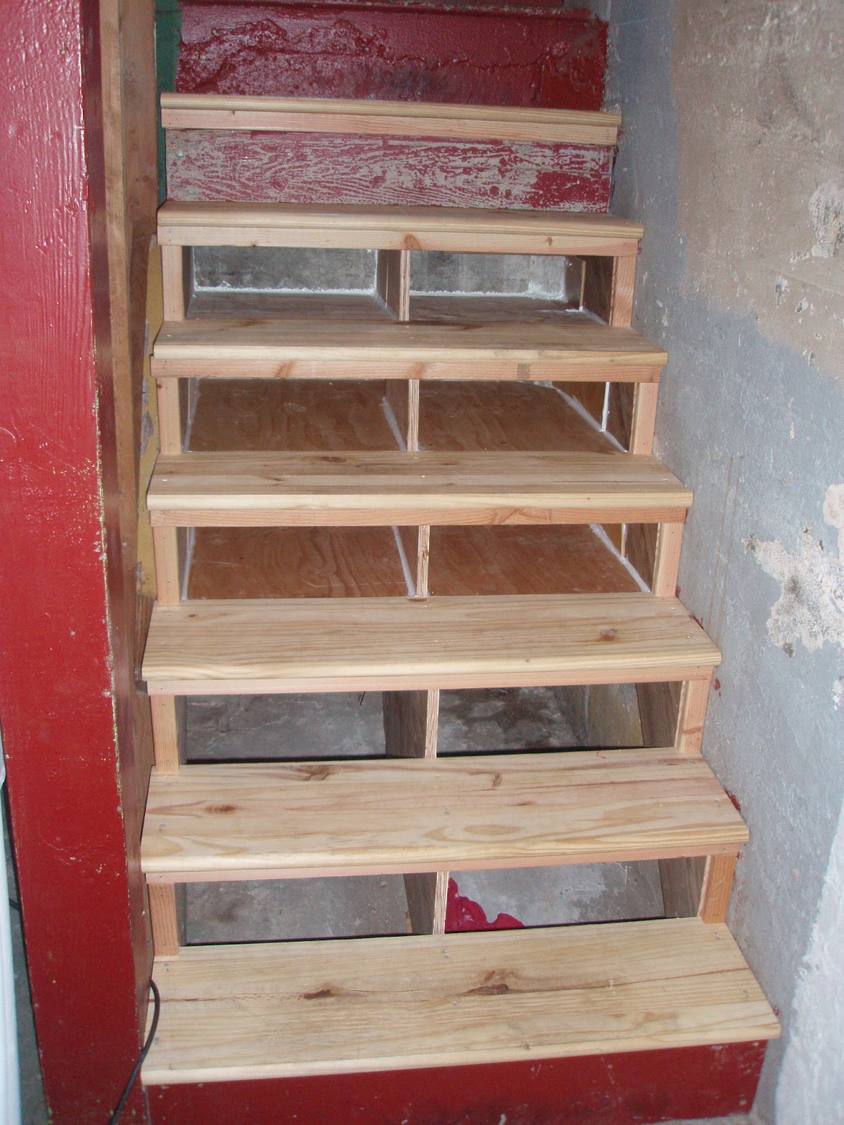 Projectorium Basement Stairs Rebuild