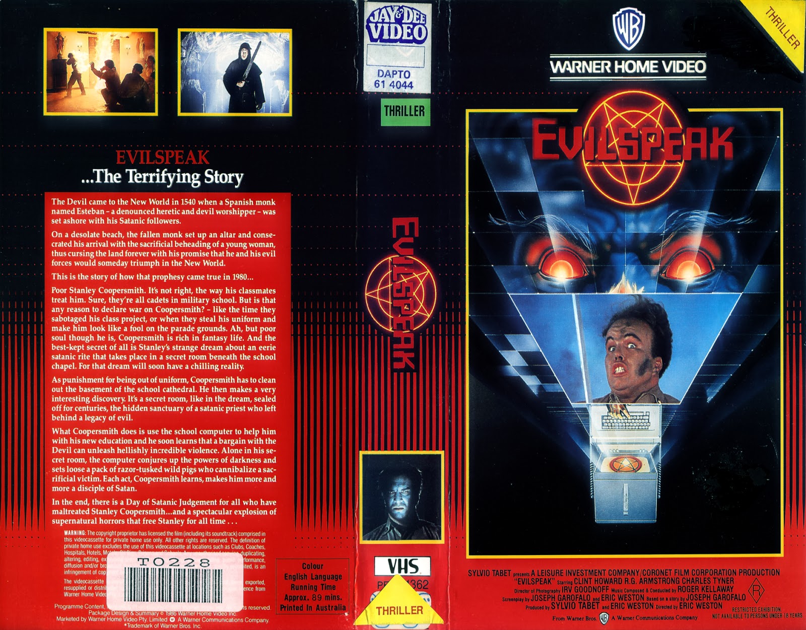 Australian VHS Covers: Warner Collection