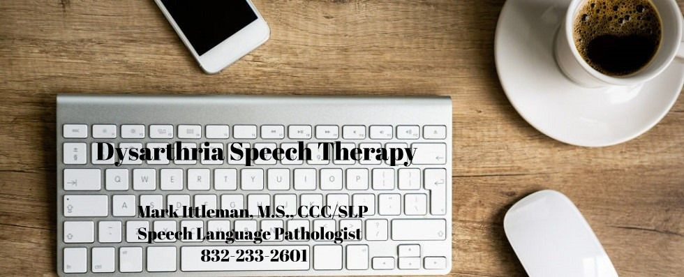 Dysarthria Speech Therapy
