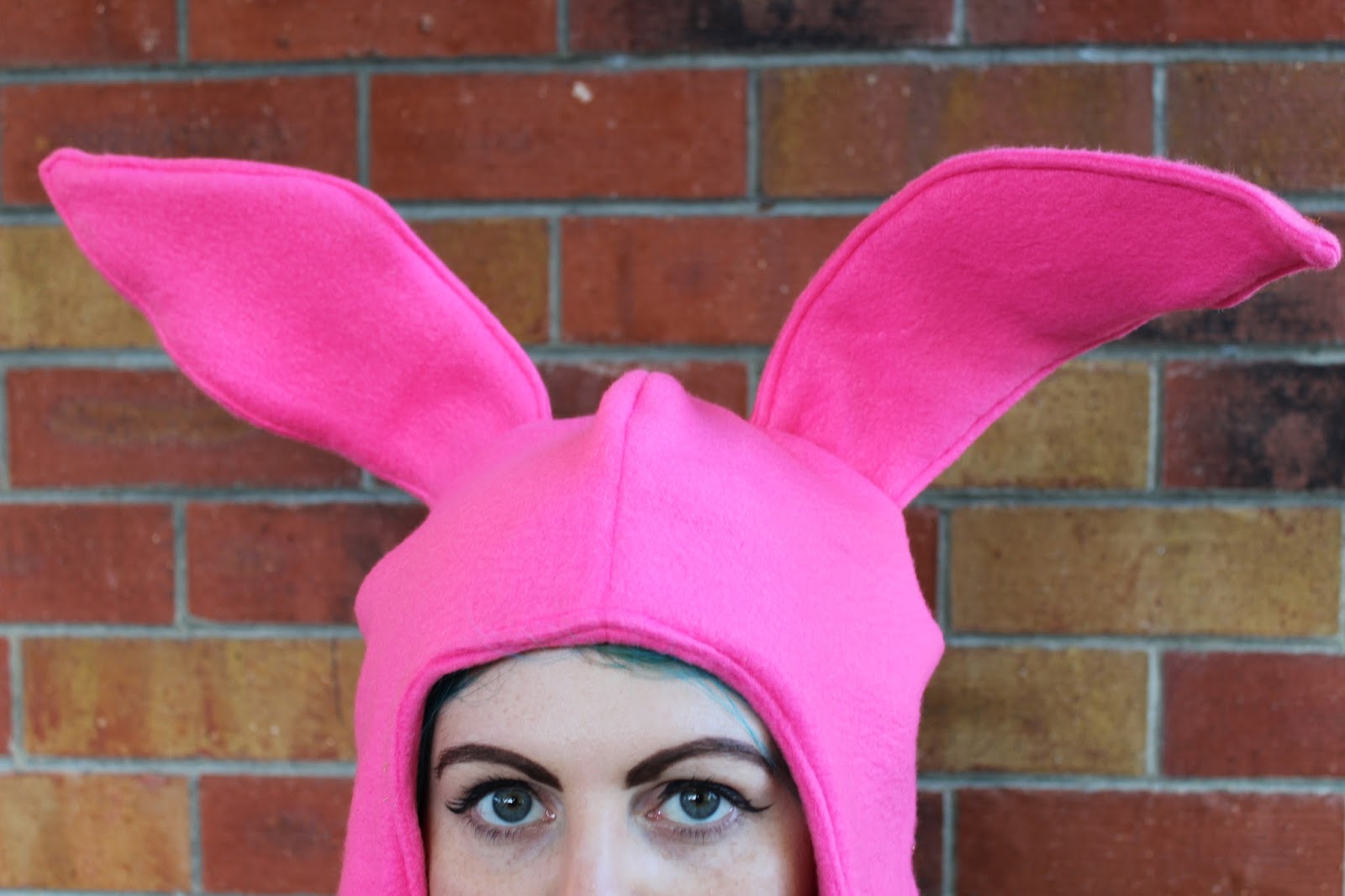 louis bob's burgers pink bunny ears hat infant