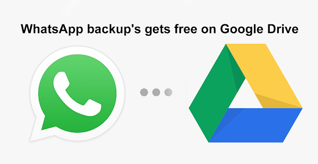 WhatsApp backup's get free on Google Drive