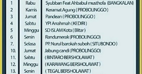 Jadwal Syubbanul Muslimin Bulan Agustus 2018 Lengkap Terbaru Sholah Sholawat Kumpulan Lirik Mp3 Jadwal Sholawat Terbaru