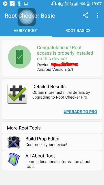 Root checker to check root access