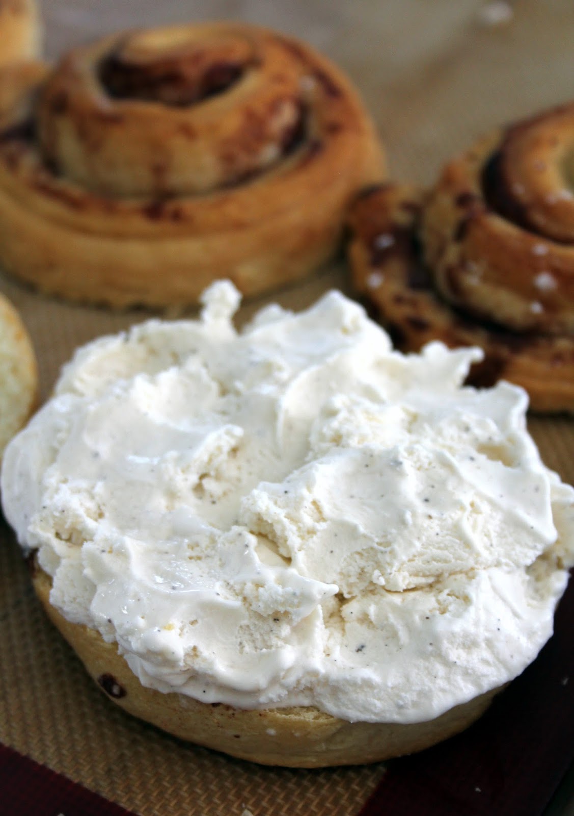 Jo and Sue Cinnamon Bun Ice Cream Sandwiches