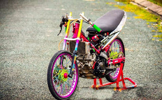 70 Foto dan Gambar Motor Drag Modifikasi Tercepat