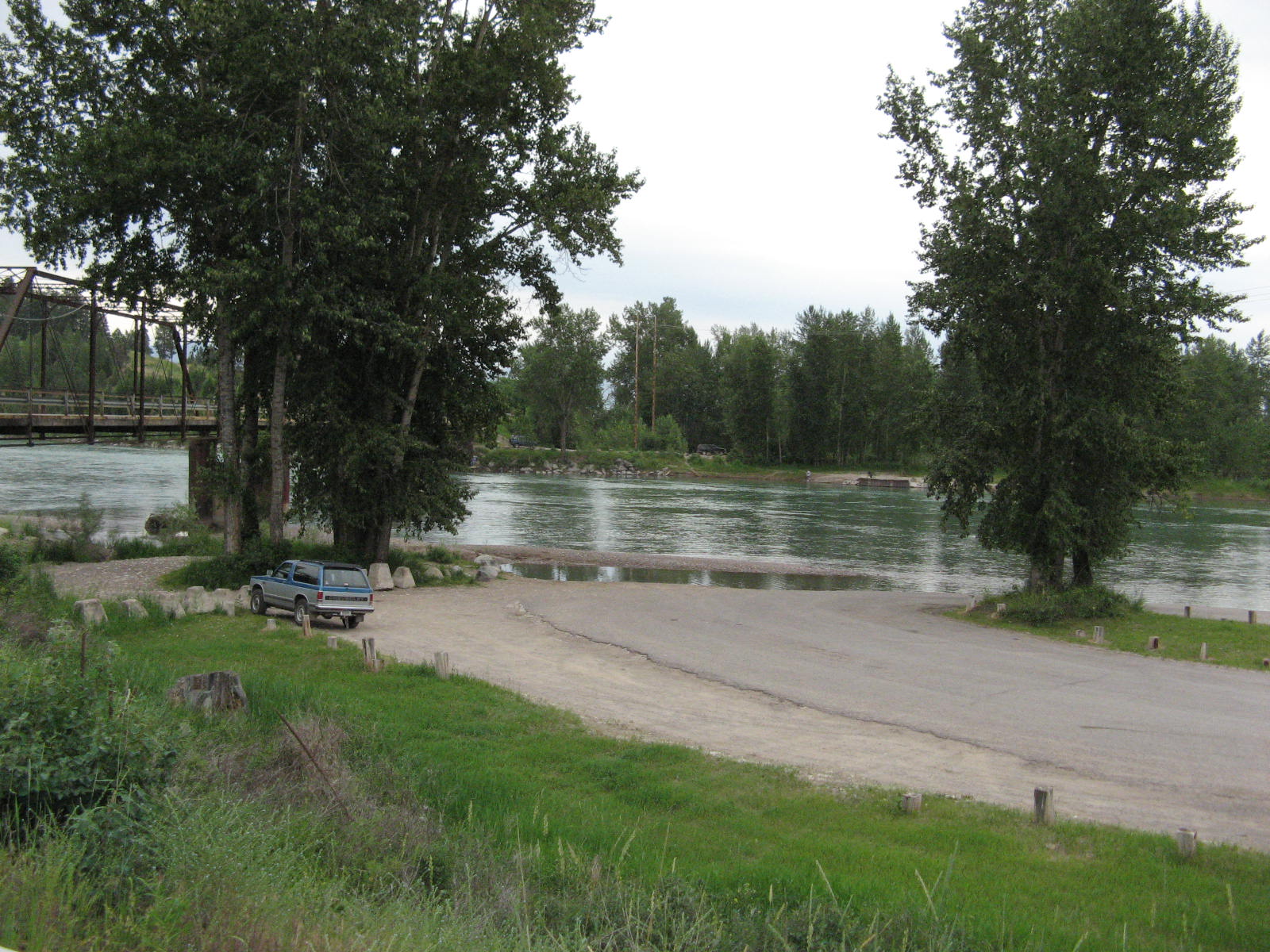 Glacier Old Steel Bridge Kalispell, Montana