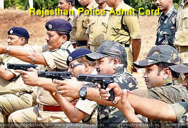 Rajasthan Police Admit Card Rajasthan Police Admit Card