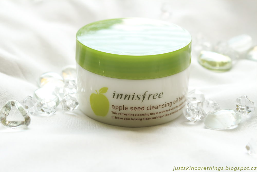 RECENZE Innisfree Apple Seed Cleansing Oil Balm — just skincare things