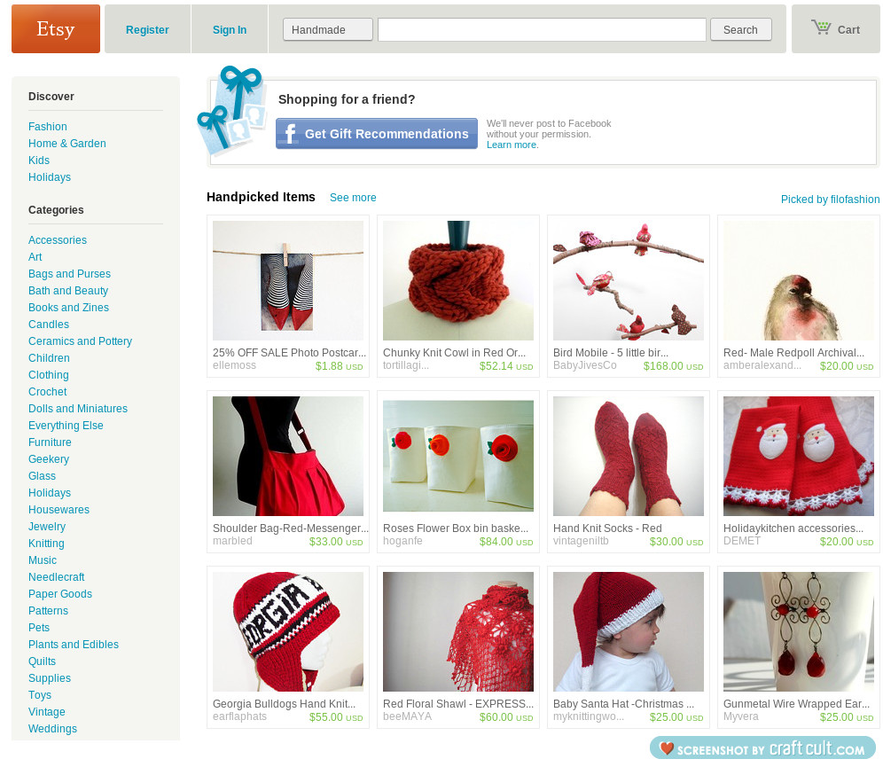 Handmade Knitting and Crochet Store