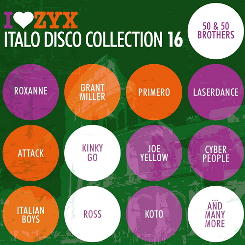Áudio Music Classic: VA - I Love ZYX Italo Disco Collection 1-16 (48CD ...