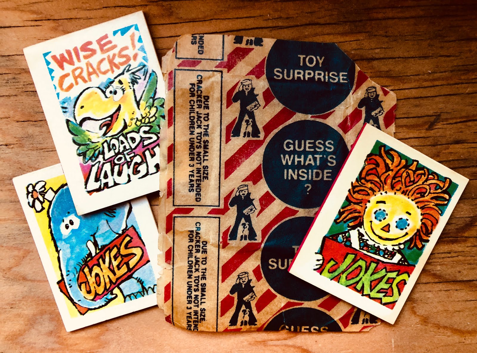 and everything else too Cracker Jack Joke Books (PART ONE)