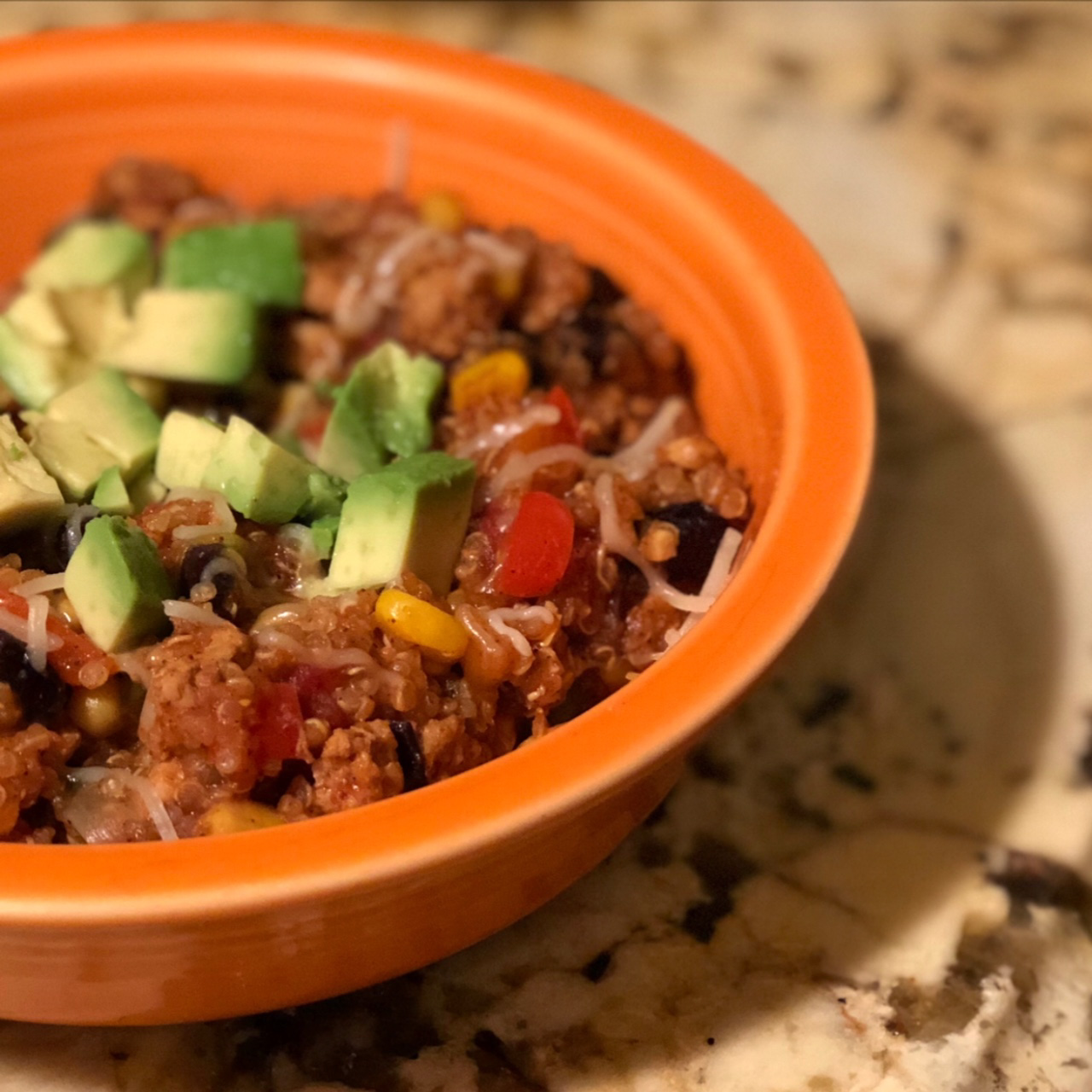 MC Squared Crock Pot Mexican Quinoa Casserole