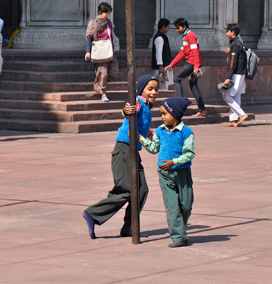 kids playing in india