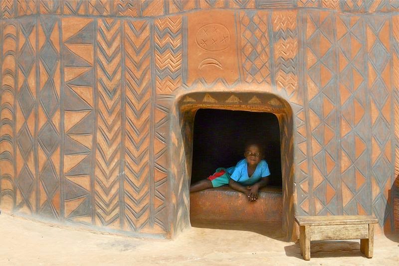 Tiébélé Painted House | Traditional Mud Houses of Burkina Faso