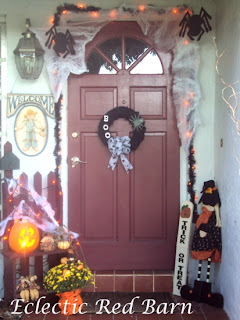 Halloween Front Entry, Halloween wreath