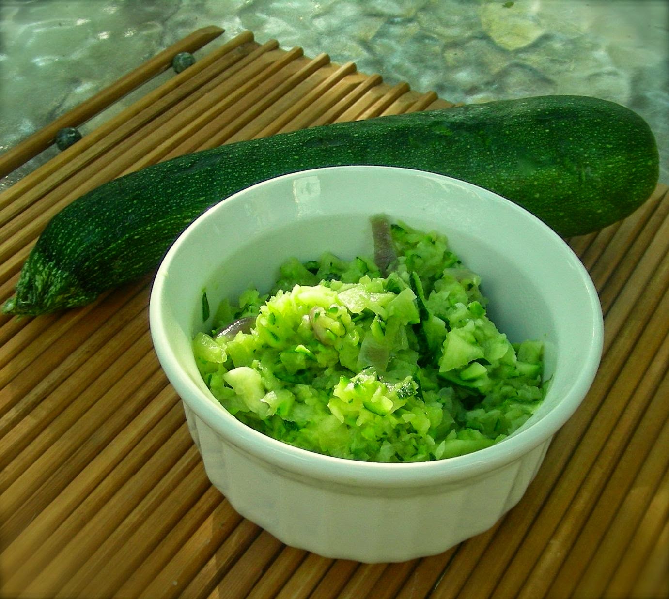 Meatless Monday Julia Child's Grated Zucchini with Shallots