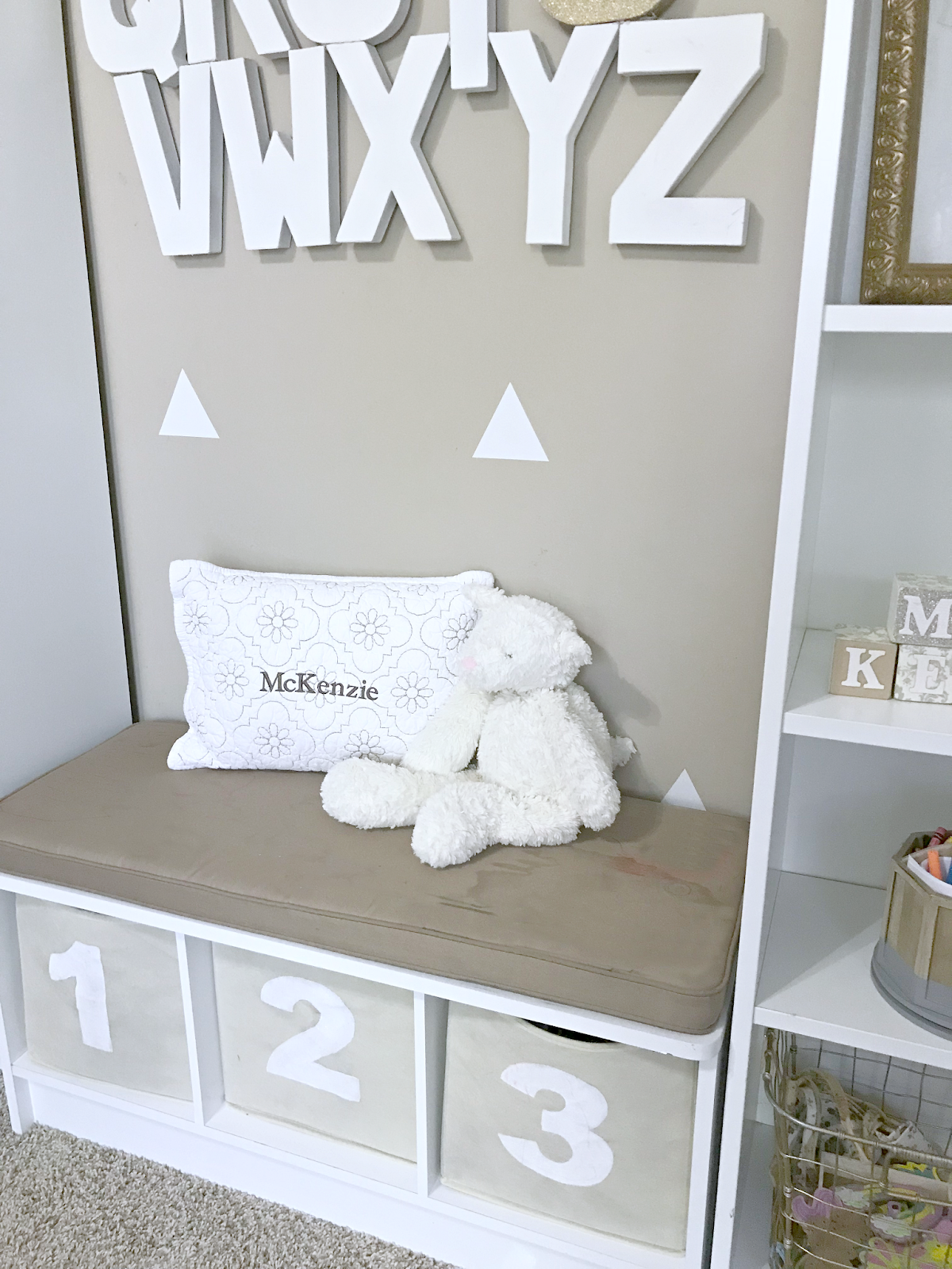 Fawn Over Baby: McKenzie's Bright White and Pink Big Girl Room