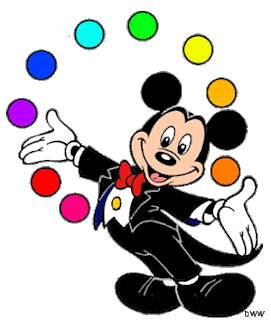 Mickey mouse y los colores