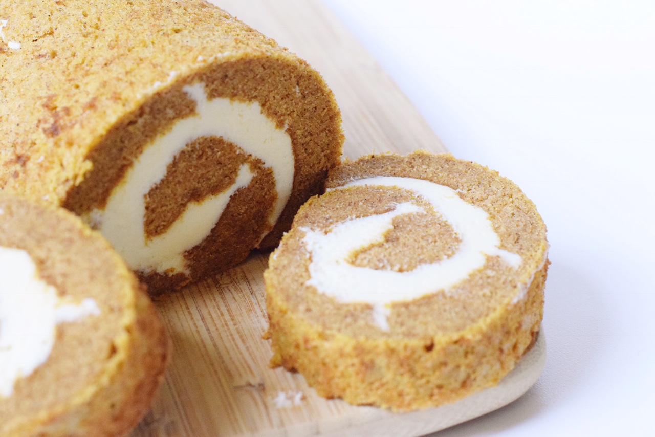 Dairy Free Pumpkin Spice Roll CommuniKait