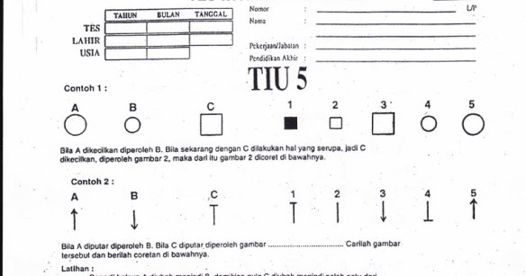 Contoh Soal Psikotes Pt Astra Daihatsu Motor