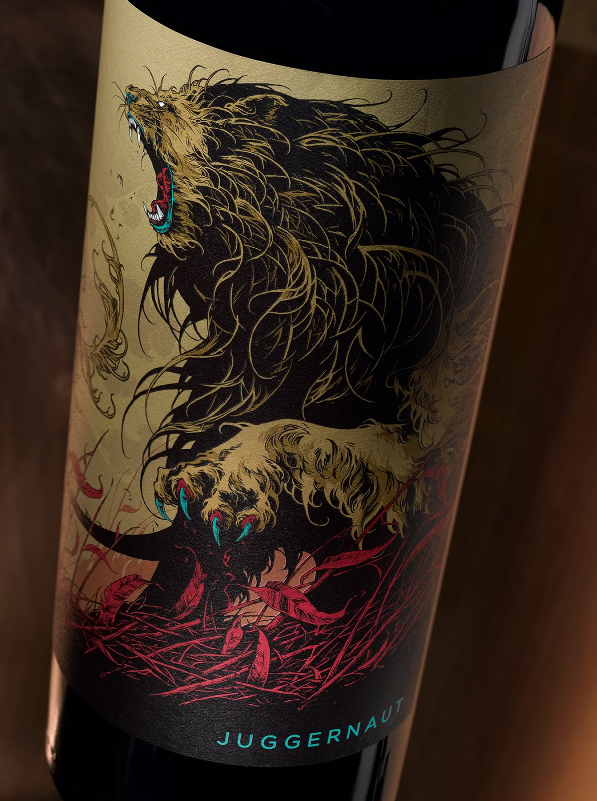 juggernaut wine label artist solarpanelvankit