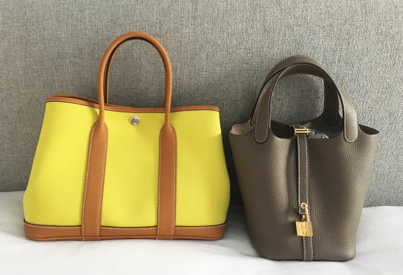 Hermes Comparison  Birkin 30 and Garden Party TPM 