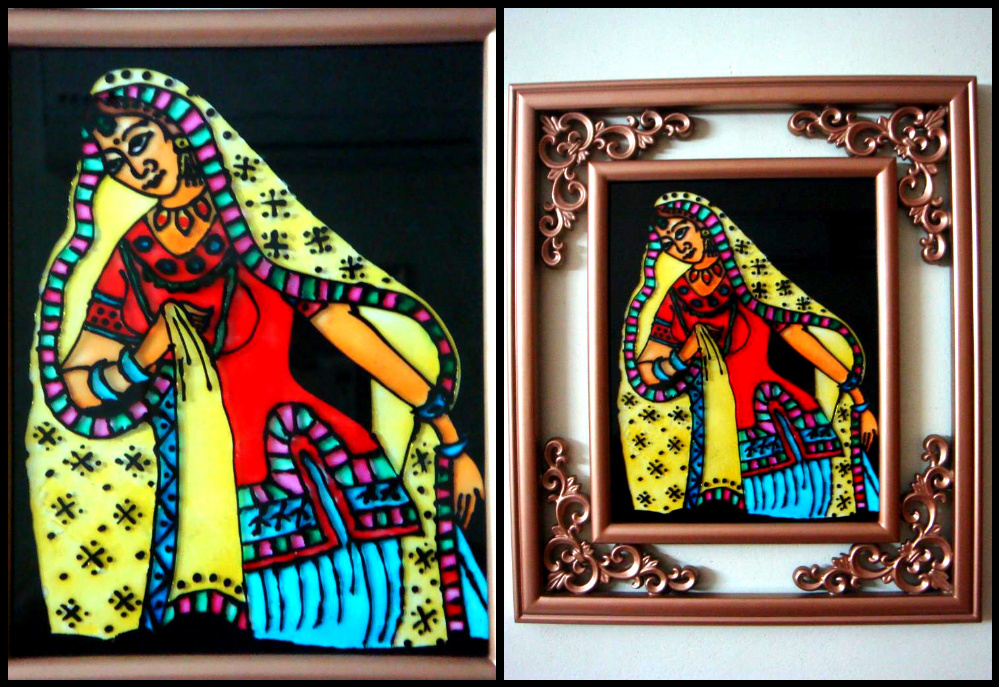 Creative Crafts & Arts Reverse Glass Painting