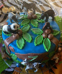 Animal Birthday Cake